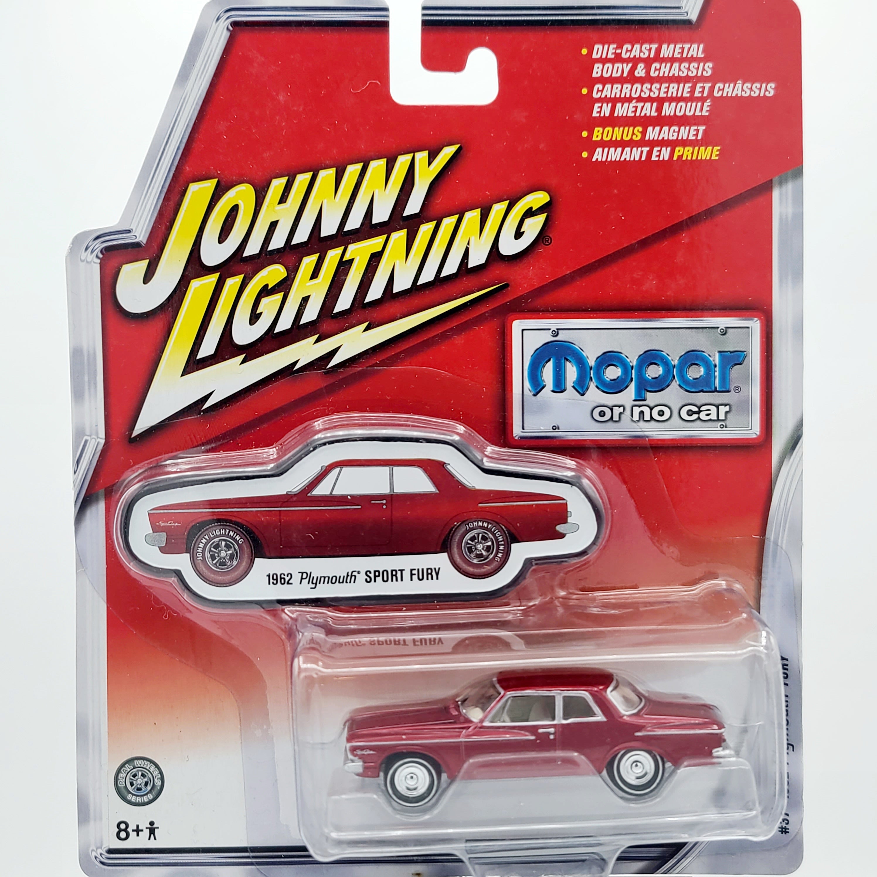 Johnny Lightning '62 Plymouth Sport Fury - 1:64 (2005 Mopar or No Car Rel. 7)